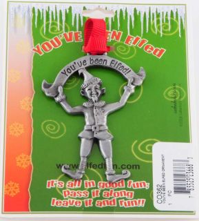 Sterling EP Secret Elf Christmas Gift Doorknob Hanger