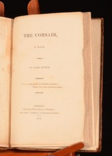1812 Childe Harolds Pilgrimage and First Edition of The Corsair Lord