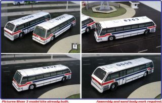 Scale 1 150 GMC SEPTA RTS Philadelphia City Bus 3 Model Kits
