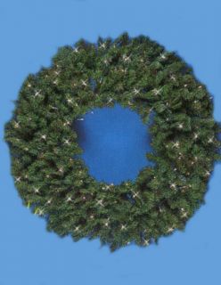 36 Prelit Artificial Christmas Colorado Wreath Prelit with Clear 100