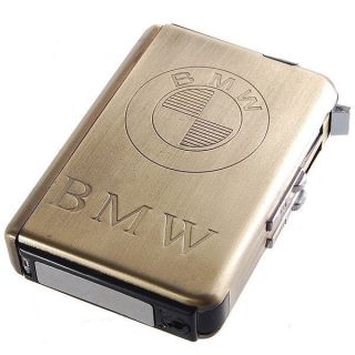  in 1 Cigarette Case with Butane Jet Torch Lighter Holds 10 Cigarettes