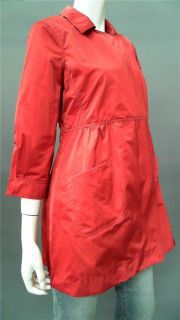 Cino Ladies Womens M Waterproof Long Trenchcoat Tomato Lightweight Red