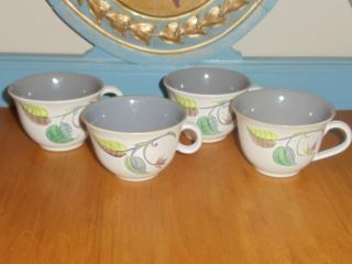 Denby Stoneware Langley China Spring Coffee Tea Cups
