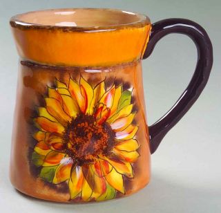 manufacturer clay art pattern tuscan sunflower piece mug size 4 1 2