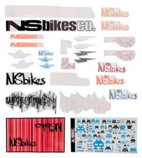 NS Bikes Frame Sticker Sheet 2010