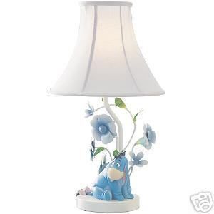 Disney Eeyore from Winnie The Pooh Table Lamp with Flowers Retired