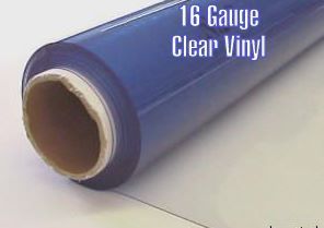 16 Gauge Super Clear Vinyl Table Cover 54 x 72 2yds