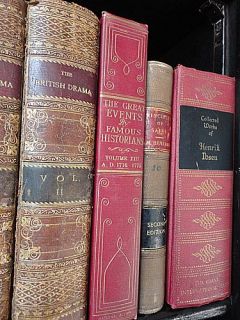 INVESTMENT 50 Book Antique Leather & Premium Bound Library Lot+LIMITED