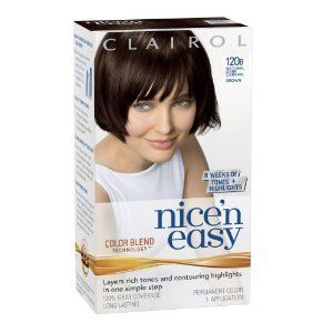Clairol Nice N Easy Hair Color 120B Natural Dark Caramel Brown New
