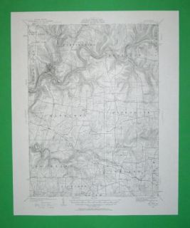 Oil City Reno Rynd Farm Pennsylvania 1922 Topo Map