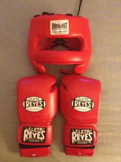  Cleto Reyes Gloves and Prolast Head Gear