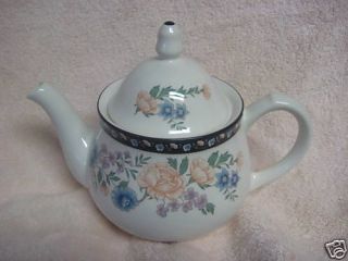  Sango Elizabeth Gray Claremore Teapot Tea Pot