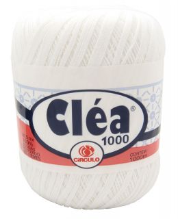 Clea White Cotton Yarn Crochet Thread Size 10 Lace New