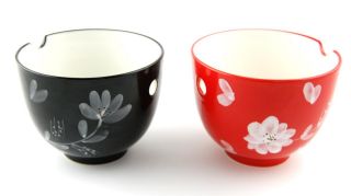 Ceramic Bowl Chopsticks Set 2 PC Rice Noodle Dish Gift