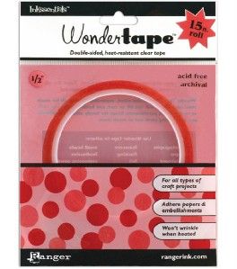 Inkssentials Redline Wonder Tape 1/2 x 15 Double Sided Perm Adhesive