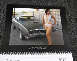 Classic Car Hot Rod Barn Find Muscle Car Rat Rod Women Calendar New