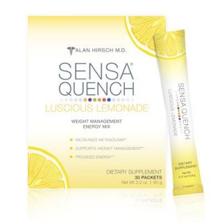 Sensa Quench Energy Enhancing Vitamin Drink Luscious Lemonade ~ 30