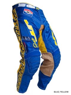 JT Racing Classick Pants   Blue/Yellow 2012