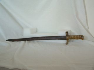 Civil War Saber Bayonet issued with Zouave Rifle