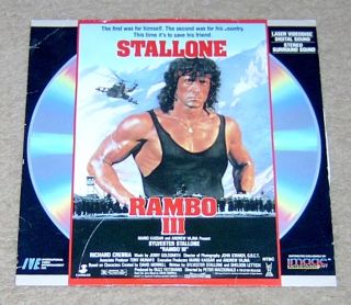 RAMBO III laserdisc W Stallone