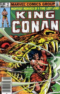 King Conan 10 Doug Moench · Ernie Chan Marvel Newsstnd