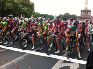 130 professional cyclists tackled the 186km distance of the Garmin