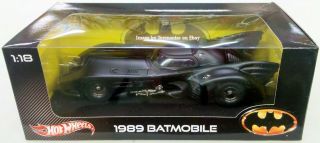  Heritage 1989 Batman 1 18 Batmobile Die Cast 1 18 Vehicle New