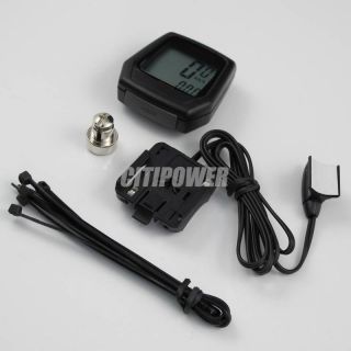 Bicycle Cycling Computer Odometer Speedometer for Cat Eye Velo 8 Miles
