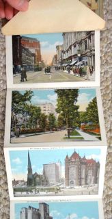 1918 Antique Buffalo NY Souvenir Folder Postcard