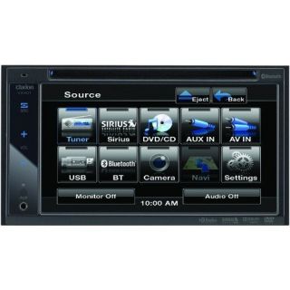 Clarion VX401 Car DVD Player 6 2 LCD 72 w Double DIN 1 Touchscreen