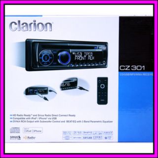 Clarion CZ301 iPod MP3 CD Player Stereo Car Receiver