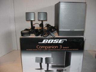  Bose Companion 3 Series II Multimedia Computer Speaker System