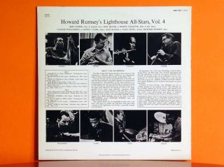 HOWARD RUMSEYS LIGHTHOUSE ALL STARS Oboe Flute Volume 4   OJC 154