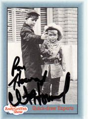 Ron Howard & Clint Autographed Signed Andy Griffith Show Card UACC RD