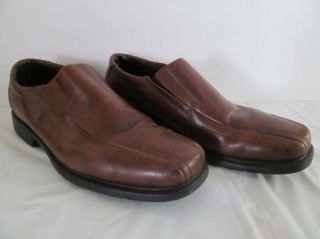 Clarks Mens Casual Slip on Loafers 11 5M Leather Brown Career Driving