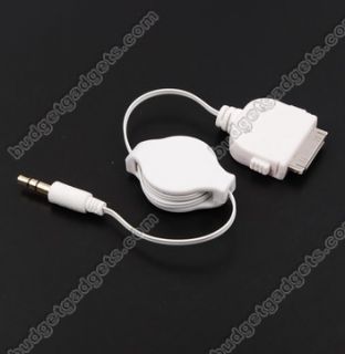  to Aux 3 5mm Audio Cable for iPod Nano Touch Classic Series
