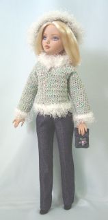 Ellowyne Wilde size Clothing Jeans Pastel Sweater Hat Purse 4 Piece