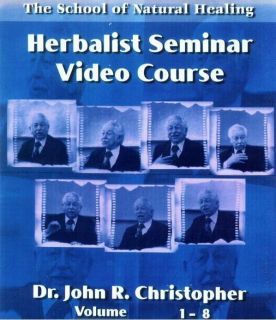 DR. JOHN R. CHRISTOPHER HERBALIST SEMINAR COURSE / VHS