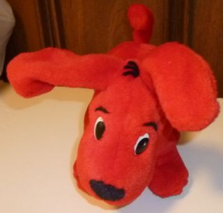 CLIFFORD Red Dog plush stuffed doll poseable legs 10 long