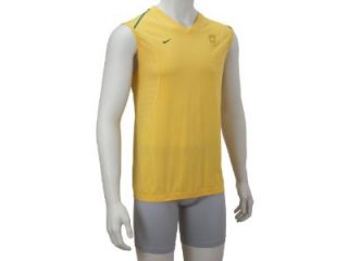 Nike Pro Mens Yellow Brasil Sleeveless T Shirt Large