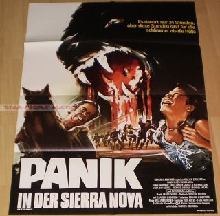 CHRISTOPHER GEORGE   DAY OF THE ANIMAL * TIGER RARE GERMAN ORIG POSTER
