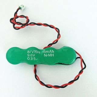  V15H 9 6V 15mAh Ni MH CMOS Rechargeable Battery with Plug