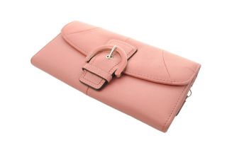 Coach 45622 Soho Leather Buckle Slim Envelope Wallet Blush Pink