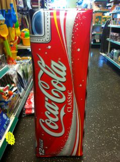 Coca Cola 12 Pack Can Fridge Pack Inflatable Display 38x12x12 New