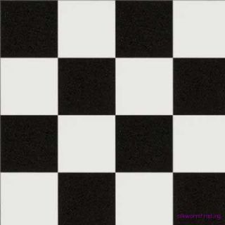 Self Adhesive Black and White Vinyl Floor Tile Square 20 Pcs Peel
