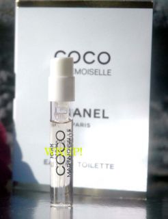 SPRAY VIAL SAMPLE Chanel Coco Mademoiselle perfume EAU DE TOILETTE 0