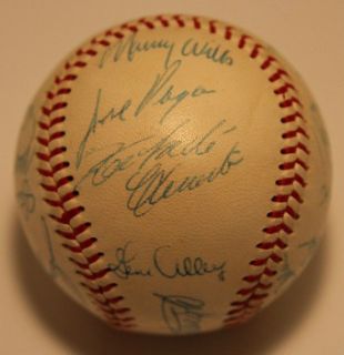 1967 Roberto Clemente Signed Ball Pirates