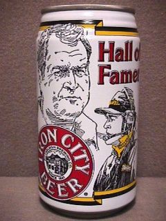 Steelers Chuck Noll Hall of Famer Iron City Beer Can
