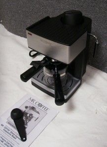 Mr Coffee ECM160 4 Cup Steam Espresso Cappuccino Machine Maker
