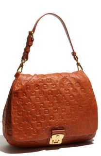 MARC BY MARC JACOBS Dreamy Logo   Lil GG Embossed Leather Shoulder Bag